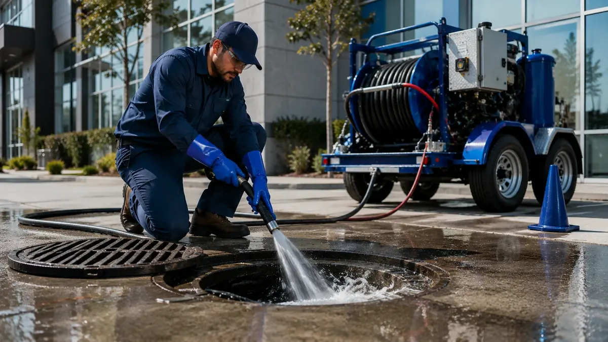 Commercial Hydro Jet Drain Cleaning in Lake Arrowhead