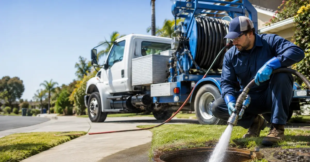 Hydro jet sewer cleaning Lake Arrowhead